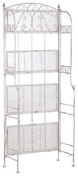 Polcrendszer PADUA Fém 156 cm 61 cm Fehér