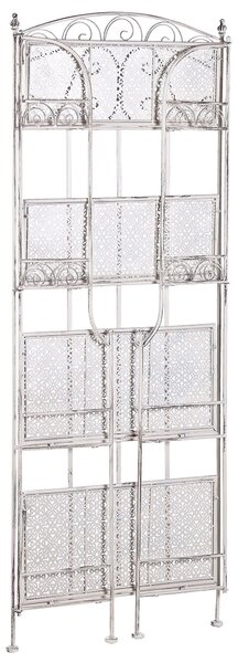 Polcrendszer PADUA Fém 156 cm 61 cm Fehér
