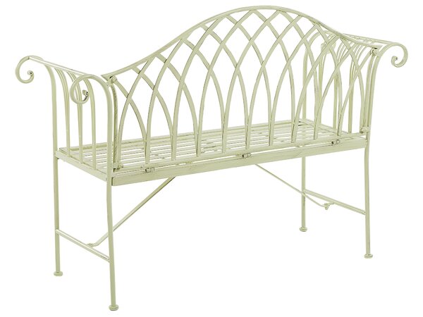 Kerti pad MILAZZO 130 cm Fém Világoszöld