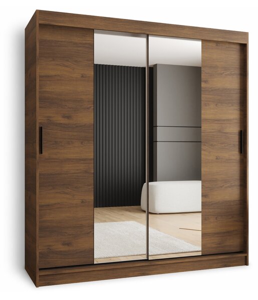 RUBINO T1 ruhásszekrény 180x200x62 - warmia dió