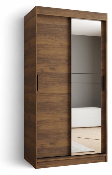 RUBINO T2 ruhásszekrény 100x200x62 - warmia dió