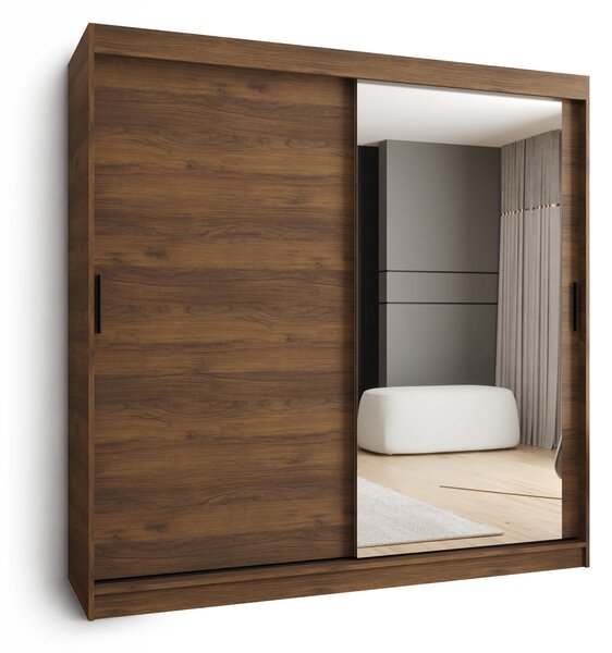 RUBINO T2 ruhásszekrény 200x200x62 - warmia dió