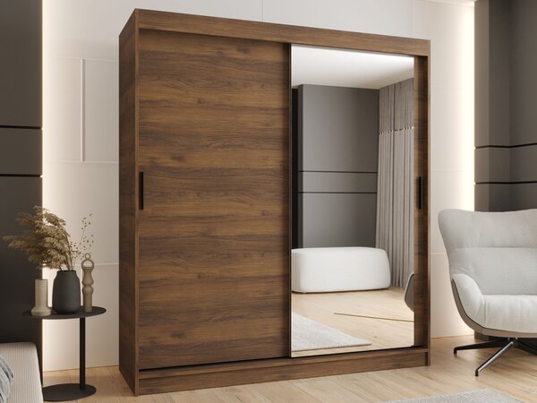 RUBINO T2 ruhásszekrény 180x200x62 - warmia dió