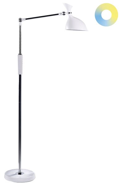 LED állólámpa ANDROMEDA Dimmer funkcióval Fém Fehér