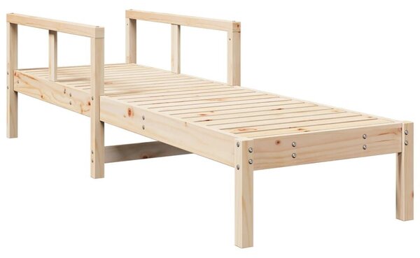 VidaXL Fenyőfa Napozóágy - Állítható - 200cm