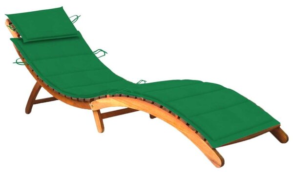 VidaXL Akácfa Napozóágy - 184cm
