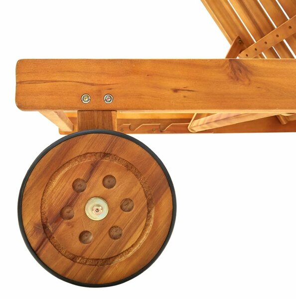 VidaXL Akácfa Napozóágy - 200cm