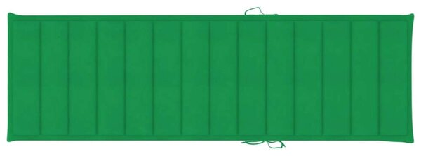 VidaXL Akácfa Napozóágy Párnával - 200cm