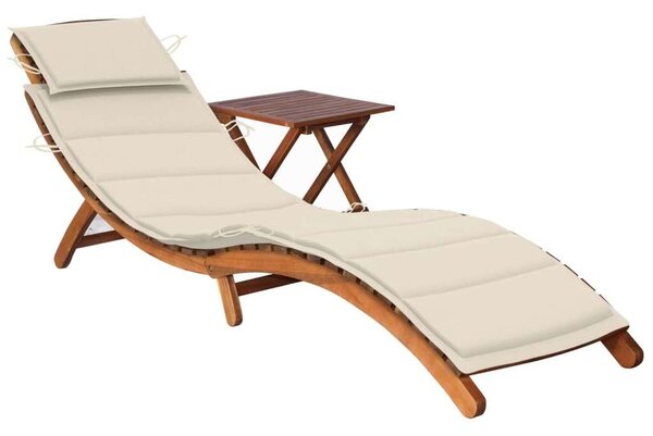 VidaXL Akácfa Napozóágy - Kert - 200cm