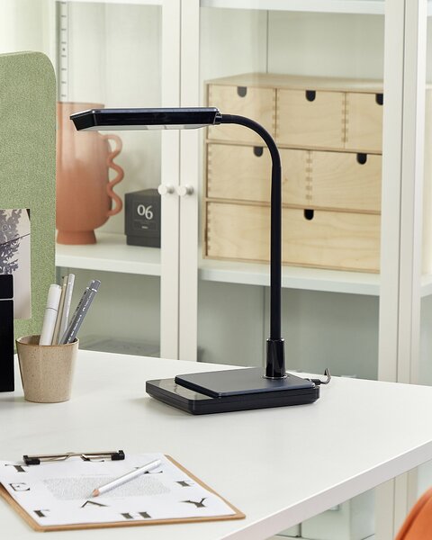 LED asztali lámpa CENTAURUS Dimmer funkcióval Fém Fekete