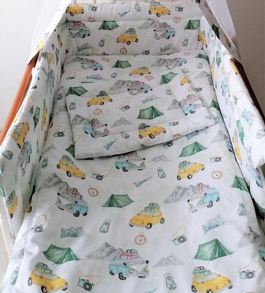 3 részes babaágynemű szett - Nyári tábor