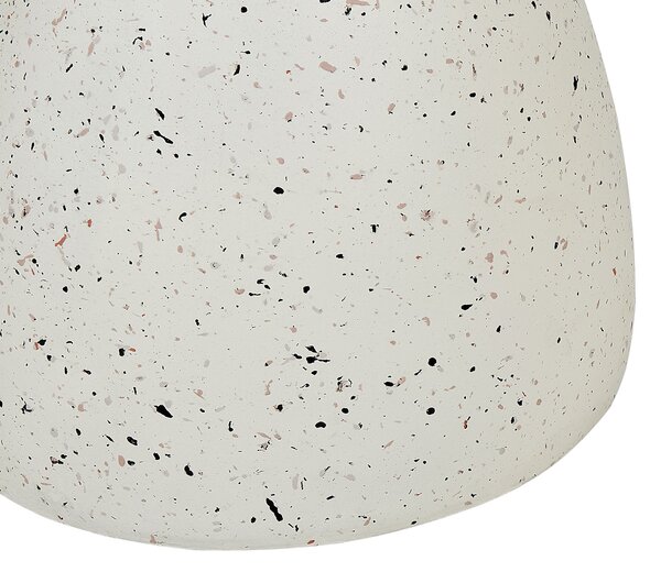 Kisasztal CAFFI 50 cm 50 cm Fehér terrazzo