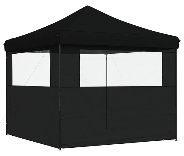 Partysátor Fekete 292 x 292 x 315 cm Oxford Szövet