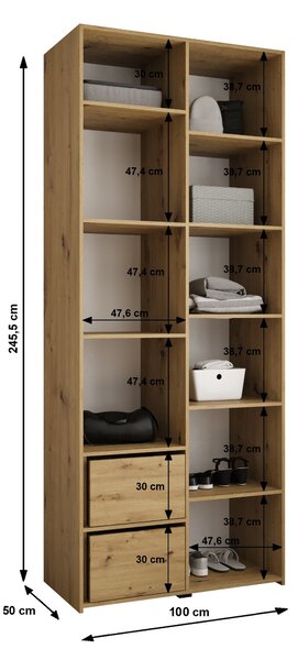 COMO 3 és 4 szekrényekhez megfelelő polcok - kasmír