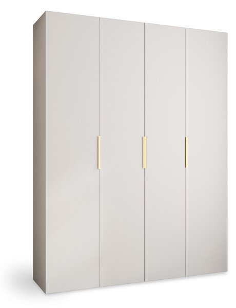 COMO 4 ruhásszekrény 190x246x50 - fehér
