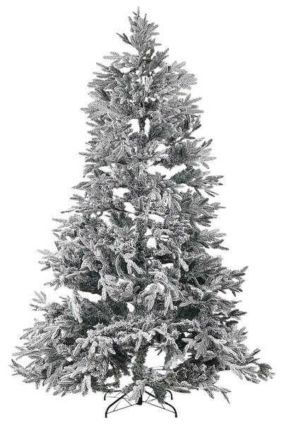 Karácsonyfa műhóval BASSIE 240 cm Fehér