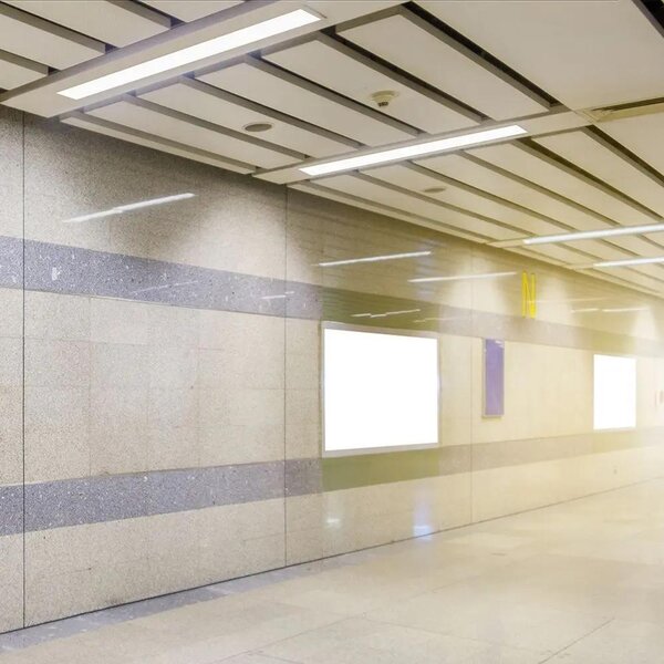 V-TAC ezüst 7 cm széles süllyeszthető lineáris LED lámpa 121cm 40W természetes fehér - SKU 21380