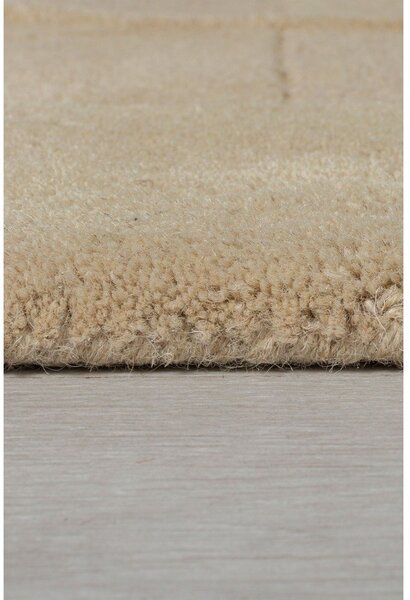 Bézs gyapjú kerek szőnyeg ø 160 cm Gigi - Flair Rugs