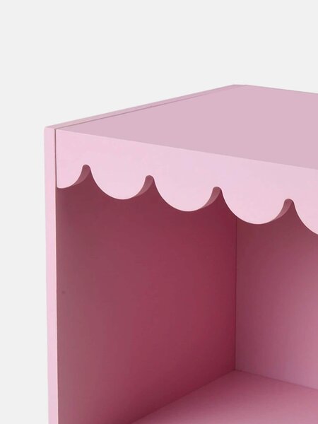 Sinsay - Polc hullámos szegéllyel - pasztellpink