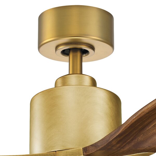 Kichler modern mennyezeti ventilátor ridley ii sárgaréz cseresznye elsklf-ridley2-52-nb