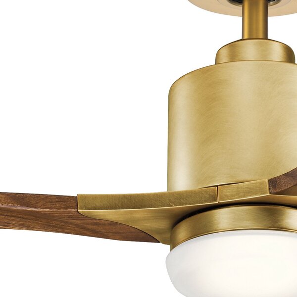 Kichler modern mennyezeti ventilátor ridley ii sárgaréz cseresznye elsklf-ridley2-52-nb