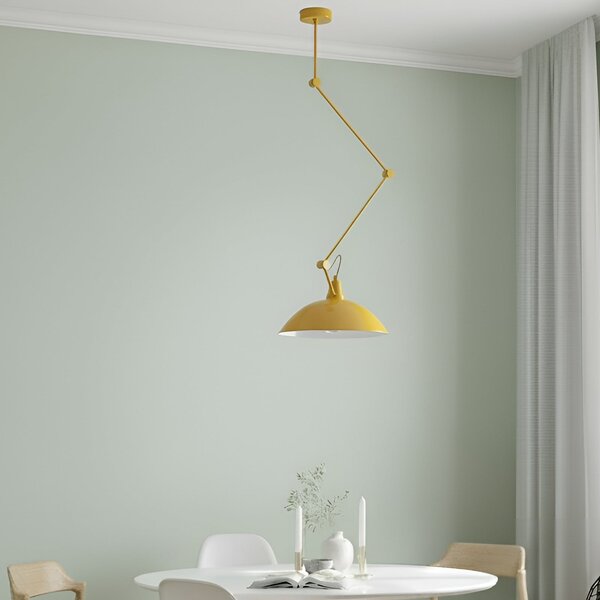 Függőlámpa ALDEX, Melos, dimmable, Sárga, Nappali, Fém, Skandináv