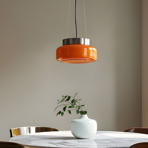 Függőlámpa ALDEX, BonBon, dimmable, Narancs, Étkező, Üveg, Dizájn