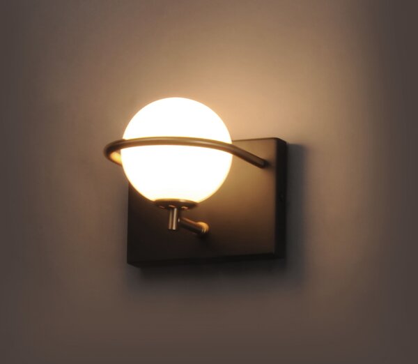Fali lámpa APP1300-1W Black Gold