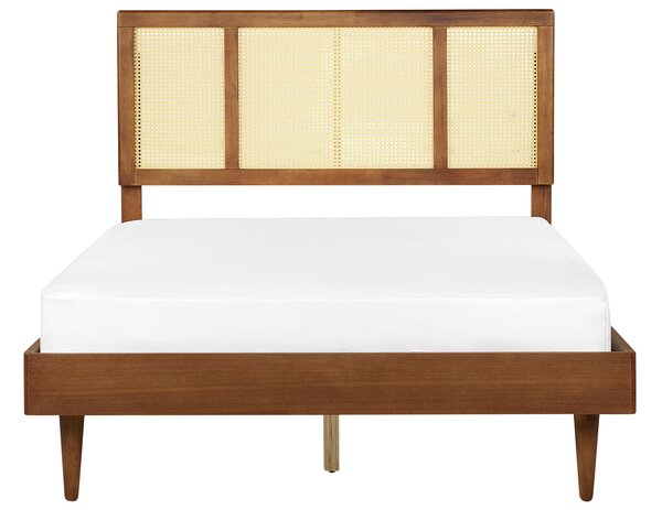 Ágy Rattan AURAY 140 x 200 cm Barna