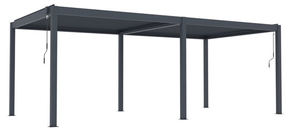 G21 Austin Premium 6x3 m bioklimatikus pergola, antracit alumínium