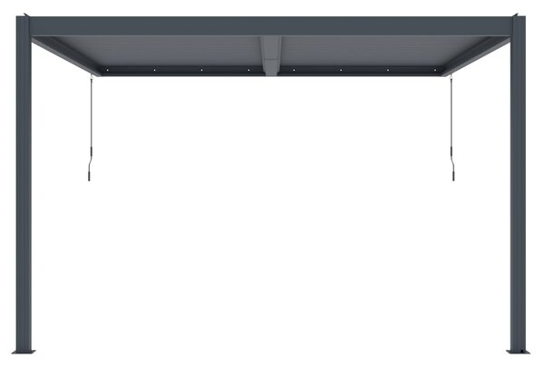 G21 Trenton 4x4 m bioklimatikus pergola, antracit alumínium