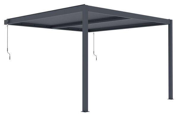 G21 Trenton 4x4 m bioklimatikus pergola, antracit alumínium