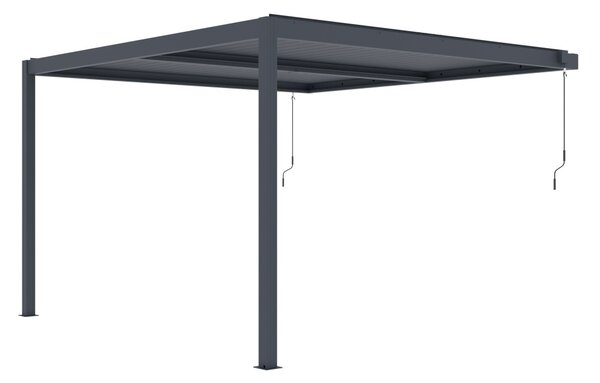 G21 Trenton 4x4 m bioklimatikus pergola, antracit alumínium