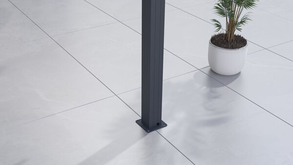 G21 Austin Premium 3x3 m bioklimatikus pergola, antracit alumínium