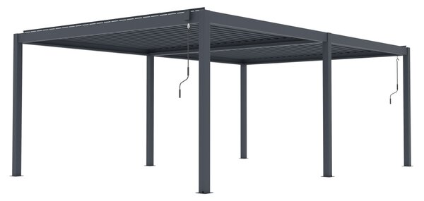 G21 Austin Premium 6x4 m bioklimatikus pergola, antracit alumínium