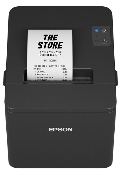 Epson TM-T20IV (101) blokknyomtató, vágó, USB, sorosport, fekete