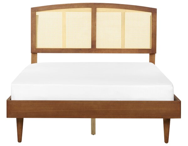 Ágy Rattan VARZY 140 x 200 cm Barna