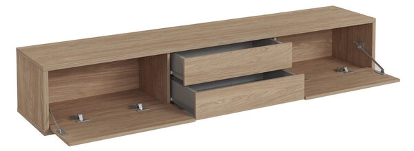 TV-állvány Austin 325, Laminált forgácslap, 30x180x36cm, Tölgy