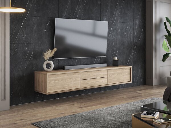 TV-állvány Austin 325, Laminált forgácslap, 30x180x36cm, Tölgy