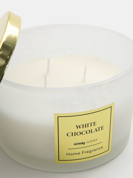 Sinsay - Illatos gyertya White Chocolate - fehér