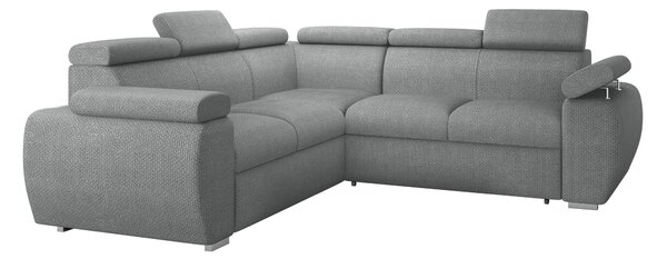 Sarokkanapé Columbus 215, Kárpit, 85x260x260cm, Fenyő