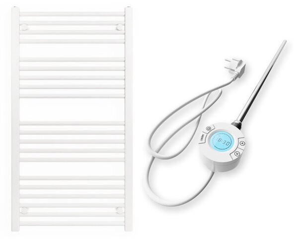 Favi 2 Radiator Törölközőszárító radiátor elektromos fűtőpatronnal 60 x 110 cm - Nero ...