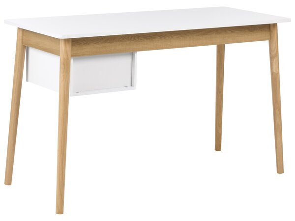 Íróasztal FENESTRA Világosbarna/fehér 120 cm 50 cm
