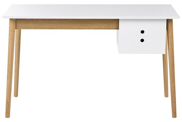 Íróasztal FENESTRA Világosbarna/fehér 120 cm 50 cm