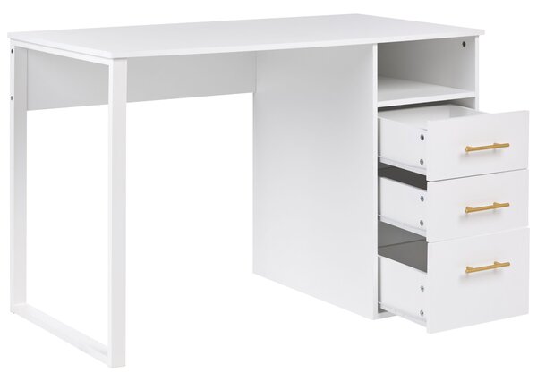 Íróasztal ZERLAY Fehér 120 cm 60 cm