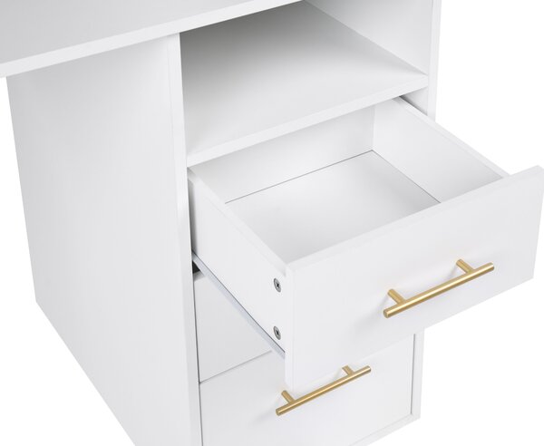 Íróasztal ZERLAY Fehér 120 cm 60 cm