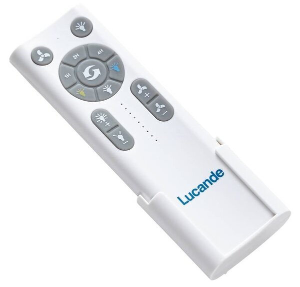 Lucande Smart LED mennyezeti ventilátor Moneno, fekete, DC, Tuya, dimmelhető, Fekete, Nappali / Étkező, fém, Modern