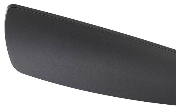 Lucande Smart LED mennyezeti ventilátor Moneno, fekete, DC, Tuya, dimmelhető, Fekete, Nappali / Étkező, fém, Modern