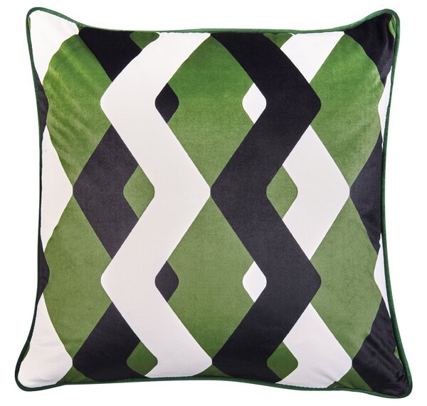Kültéri díszpárna kétdarabos szettben SWAY Geometrikus mintás 45 x 45 cm Színes