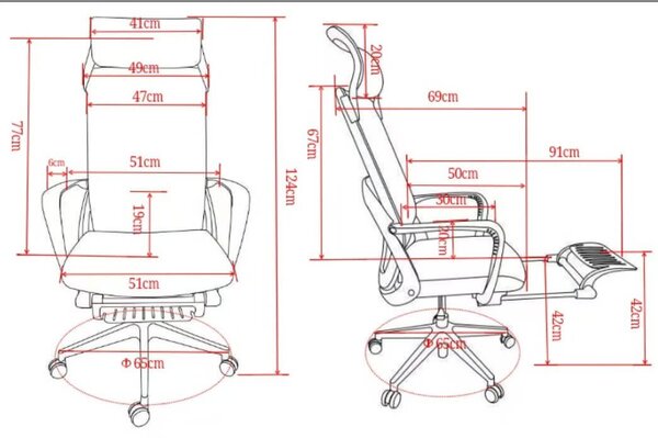 Liftor Orca ergonomikus irodai szék, fekete